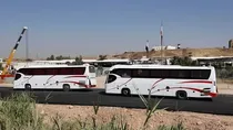 فراهم شدن امکان تردد یکسره زوار اربعین با اتوبوس از مرز خسروی تا نجف اشرف
