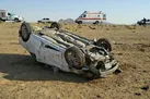 واژگونی خودرو اتباع خارجی یک کشته و ۱۰ مصدوم داشت