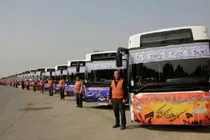تداوم خدمات‌رسانی شبانه روزی حمل و نقل به زائران در پایانه چذابه