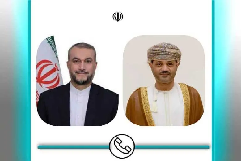 رایزنی تلفنی وزرای خارجه ایران و عمان درباره تحولات منطقه‌ای و بین‌المللی
