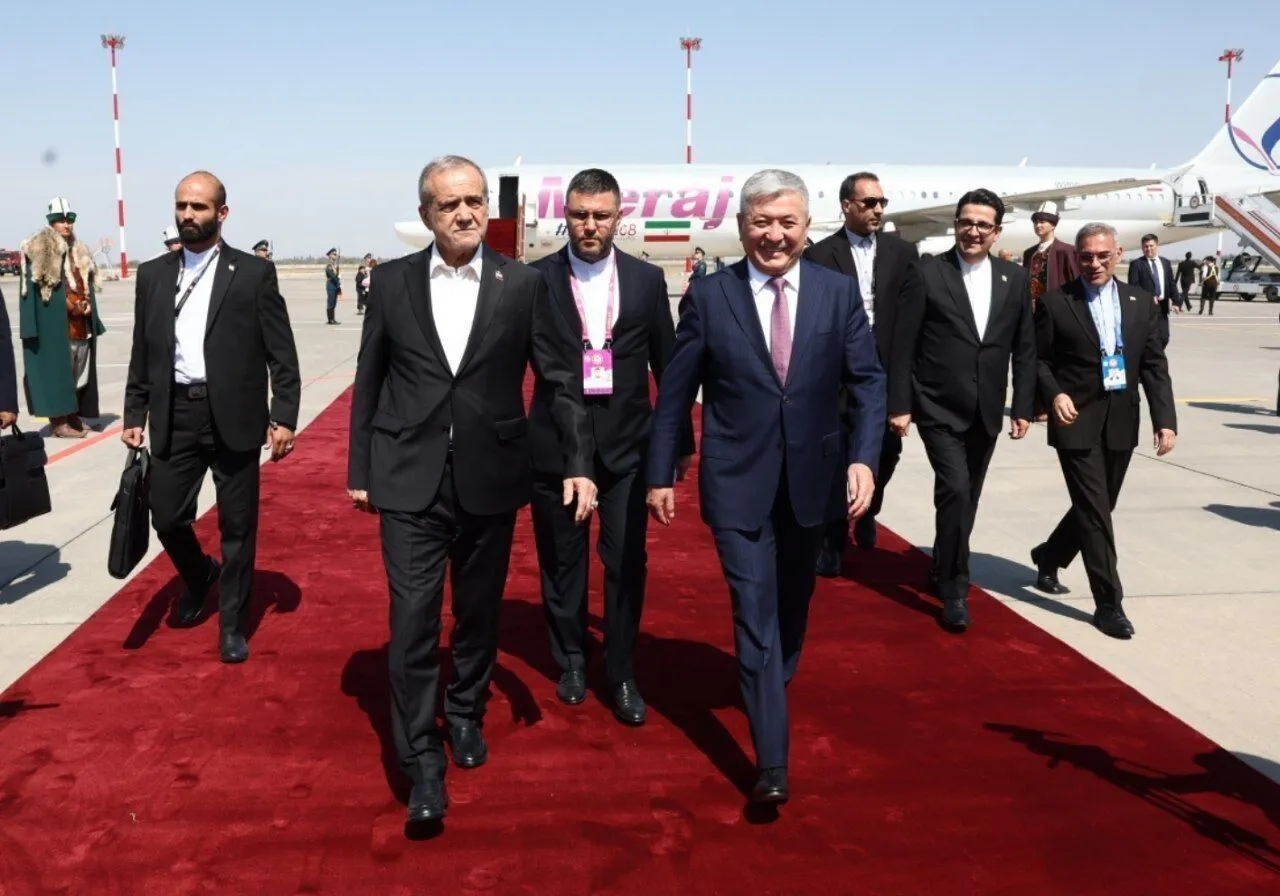 پزشکیان وارد بیشکک شد