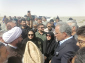 بازدید رئیس سازمان حفاظت محیط‌زیست از شهرستان نیمروز