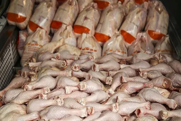 قیمت گوشت مرغ گرم ۲۰ هزار و ۴۰۰ تومان است