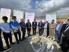 کلنگ زنی  مخزن بتنی ۲ هزار متر مکعبی ذخیره آب شهر چوار