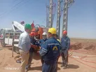 احداث ۶ کیلومتر شبکه فشار متوسط در کمتر از ۳۶ ساعت در توزیع برق خراسان شمالی