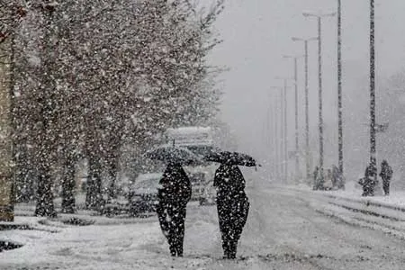 تشدید بارش باران و برف در برخی استان‌ های ایران