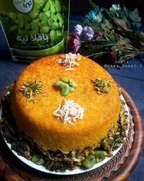 طرز تهیه ته چین باقالی پلو