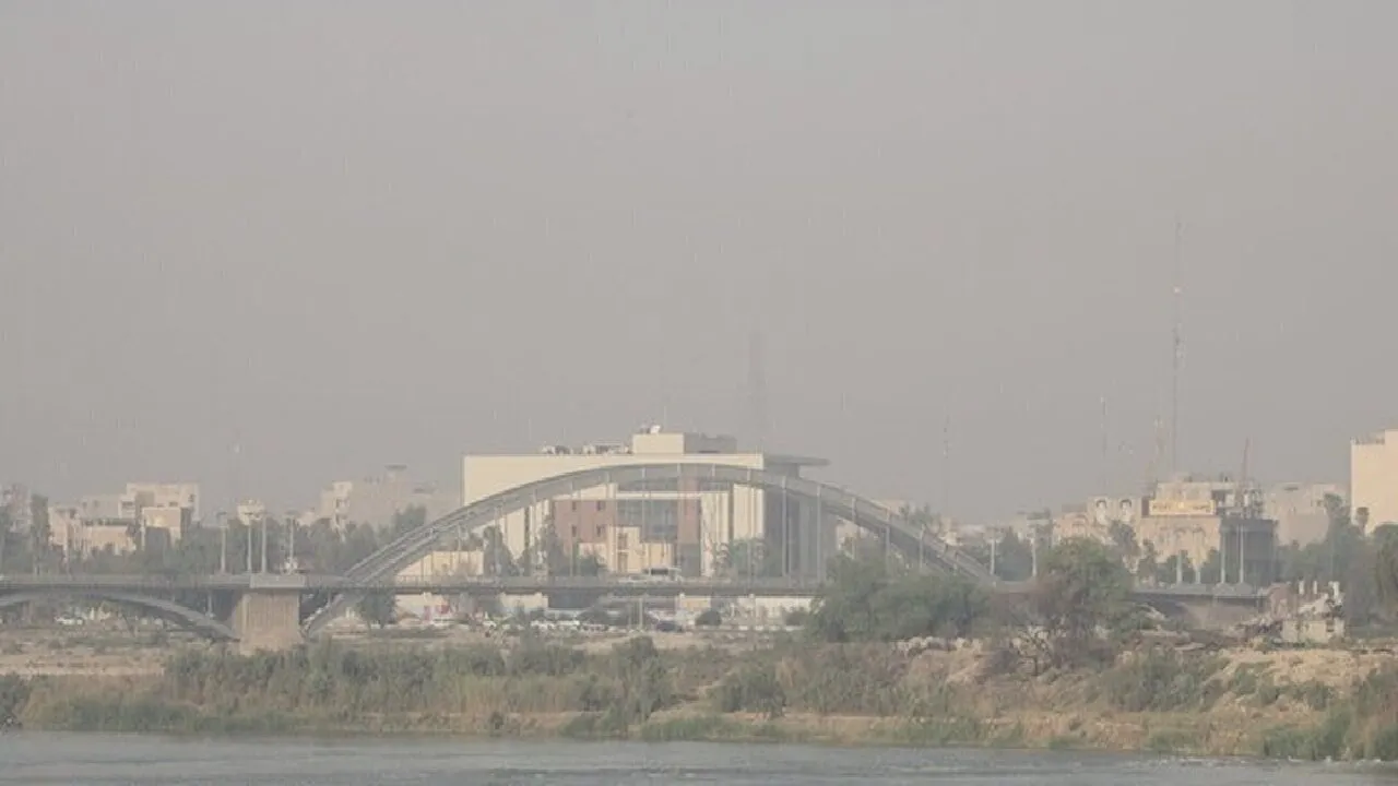 وضعیت آلوده در ۱۹ شهر خوزستان