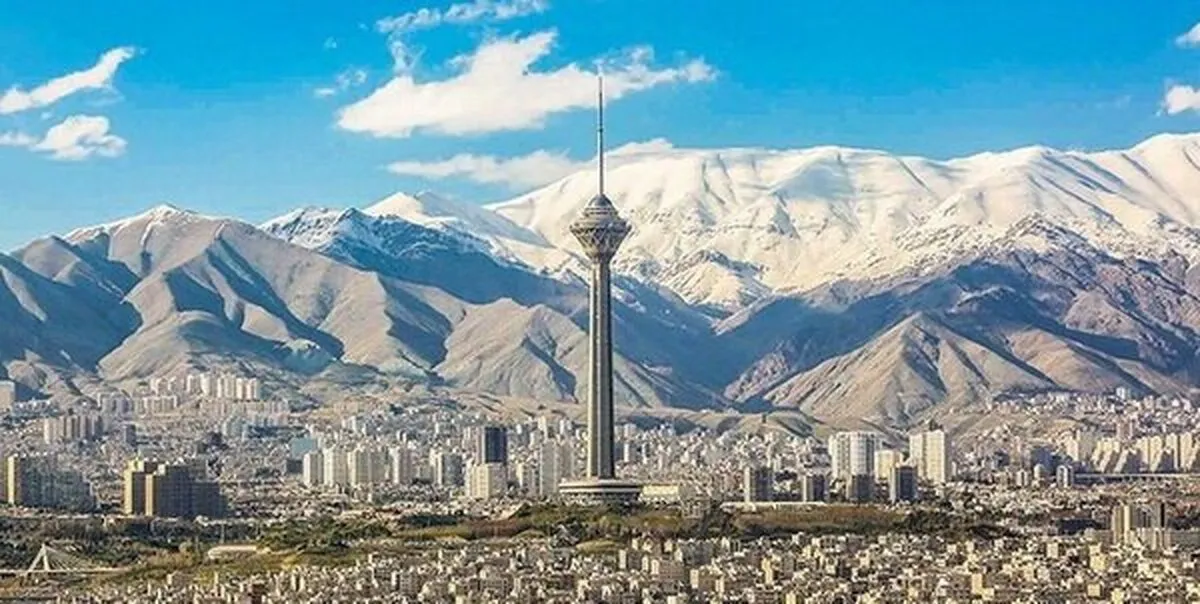 آسمان صاف تا قسمتی ابری در تهران
