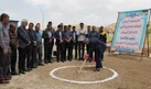 آیین کلنگ زنی احداث ساختمان اداری اداره بویین میاندشت