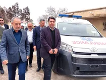 تحویل یک دستگاه آمبولانس به پایگاه اورژانس ناصرآباد