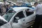 حادثه در بزرگراه بابایی تهران | نجات معجزه آسای راننده پژو