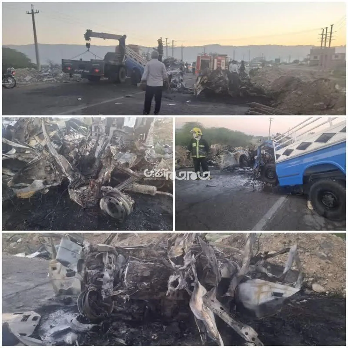 مرگ دلخراش سرنشینان پژو