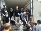 توزیع روزانه ۴۰۰ هزار بطری آب خنک در مرز مهران