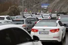 ترافیک در محورهای هراز و چالوس سنگین است
