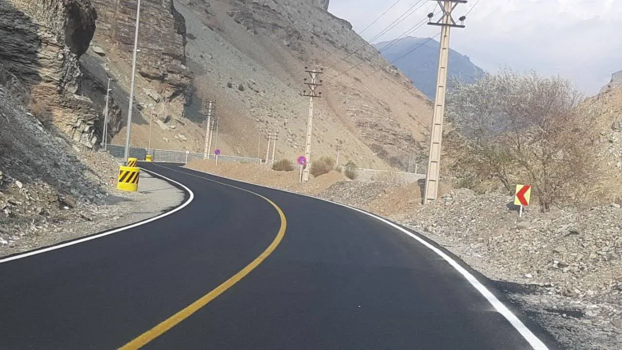 خط‌کشی ۱۳۸۰ کیلومتری راه‌های البرز