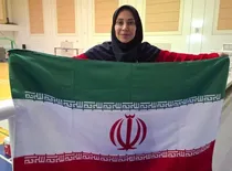 تقدیم مدال طلای گلبال دختران ایران به شهدای جنگ تحمیلی ۱۲ روزه