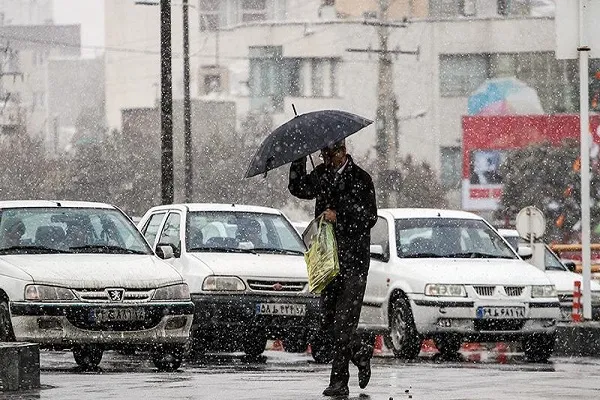 هواشناسی ایران ۹۹/۸/۱۷| باران و برف ۵ روزه در ۱۴ استان