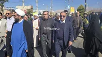 شکوه حضور مردم کهگیلویه و بویراحمد در راهپیمایی ۱۳ آبان 