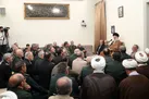 گزارش تصویری | دیدار جمعی از فرماندهان نیروهای مسلح با فرمانده کل قوا