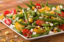 طرز تهیه سالاد لوبیا سبز