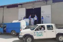اهدای ۲۴ مخزن ذخیره آب توسط جمعیت هلال احمر به روستاهای اسدآباد 