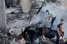 غزه در خاموشی کامل | صد‌ها نفر زیر آوار گرفتار شده اند