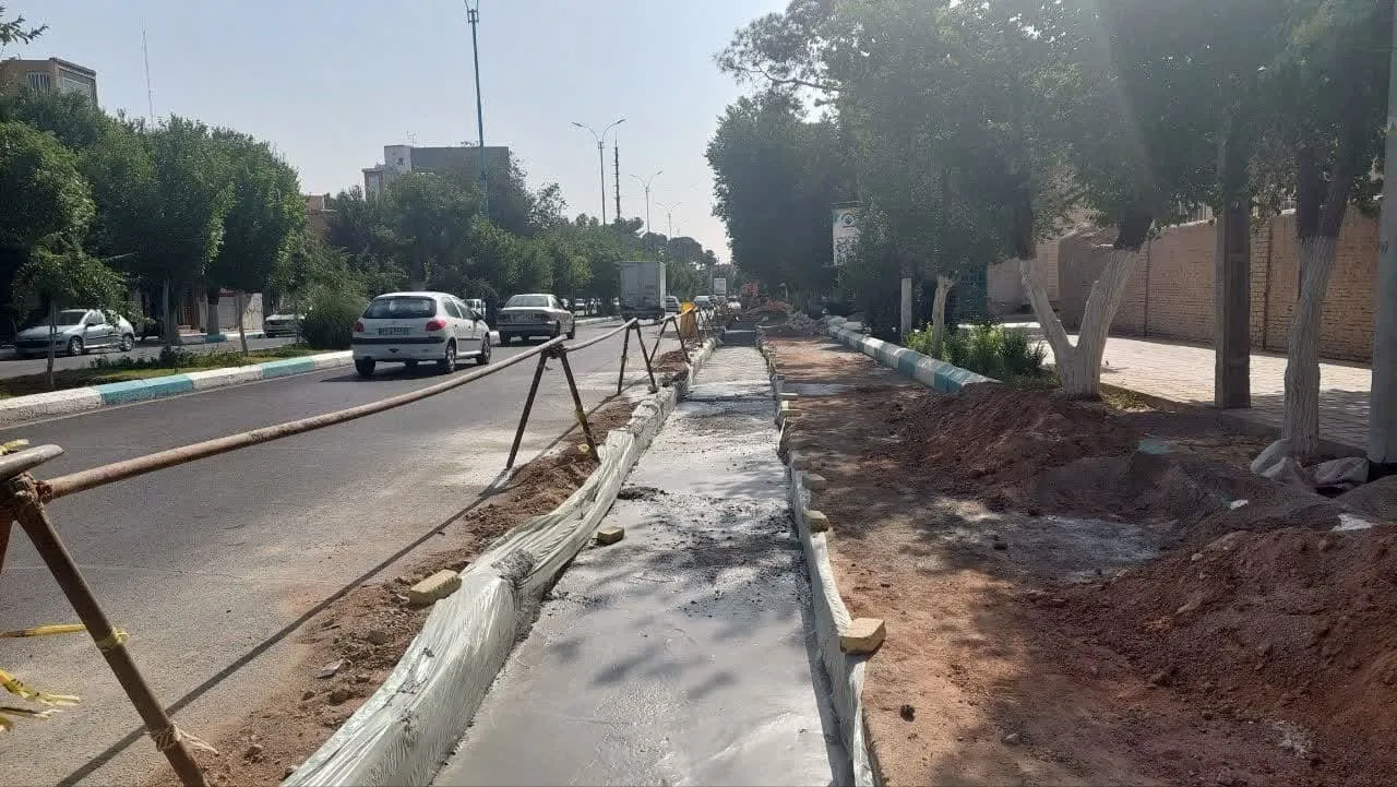 بلوار شهید صدوقی( ره) در برابر آبگرفتگی ایمن شد