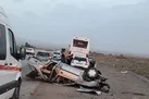 مصدومیت ۶۵ نفر در تصادفات رانندگی | واژگونی خودروی فرماندار شهرستان سربیشه
