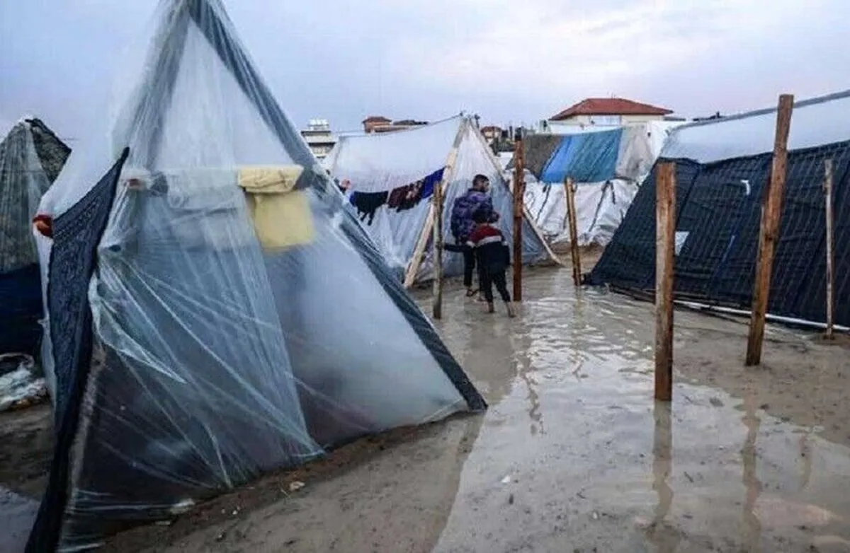 جان باختن ۱۷ نفر در غزه بر اثر سرمای شدید