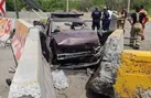 عکس | واژگونی مرگبار خودرو در جاده خاوران