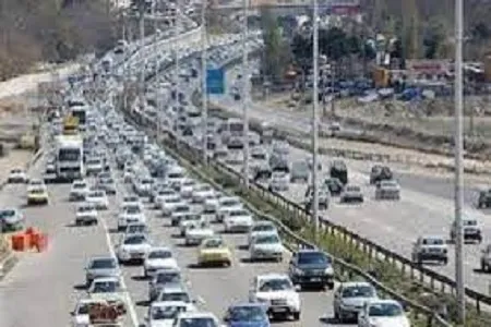 ترافیک نیمه سنگین در محور شهریار – تهران