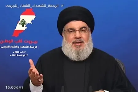 سید حسن نصرالله به‌مناسبت جنگ ۳۳روزه سخنرانی می‌کند ‎