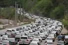 ترافیک سنگین در محورهای چالوس و هراز