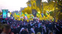 تشییع پیکر رهبر شهید انقلاب و خانواده ایشان در نجف اشرف