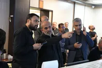 گزارش تصویری | بازدید رئیس رسانه ملی از نودال مرکزی پخش و پد هوایی برای پوشش زنده مراسم تشییع