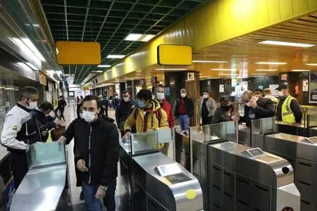 جابجايي بيش از 13 ميليون مسافر با متروي تهران در فروردين 1400