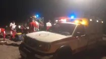 واژگونی اتوبوس حامل اتباع در جاده باغین- جوپار کرمان ۴۸ نفر مصدوم داشت