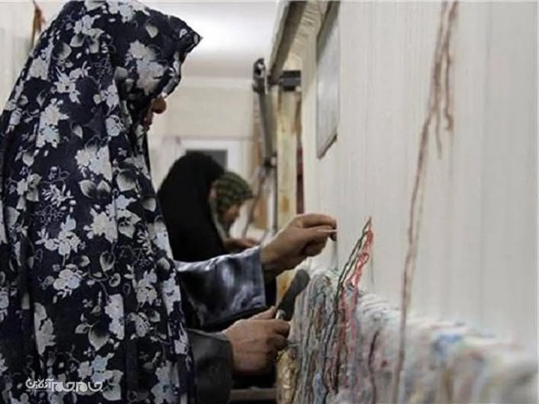 مددجویان کمیته امداد خراسان شمالی ۴۰۰۰ متر مربع فرش بافتند