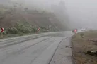 بارش برف و باران در جاده‌ های شمالی