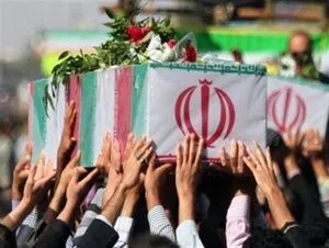 تشییع پیکر ۷ شهید خوزستانی در اهواز
