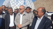 استاندار هرمزگان برای بررسی مشکلات وارد بشاگرد شد
