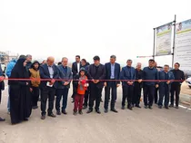 بلوار آزادگان ناصرآباد با حضور معاونان استاندار قزوین افتتاح شد