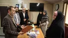 دیدار معاون صدا با بانوی صدای مقاومت در رادیو
