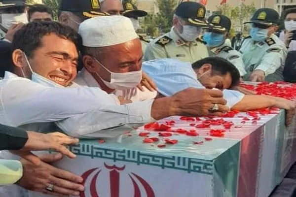 پیکر سرباز شهید 