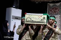 گزارش تصویری | مراسم وداع با پیکر مطهر شهید «سید محسن غریبیان» در معراج شهدا