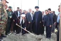 افتتاح بوستان شهدای جنگ تحمیلی در اردبیل