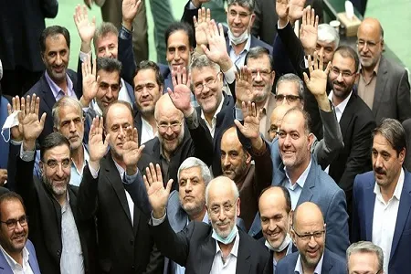 انتخابات هیات رئیسه مجلس | تکیه قالیباف بر صندلی ریاست/ قاضی‌زاده و نیکزاد نائب رئیس شدند