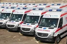 اعزام ١٠ دستگاه آمبولانس به محل حادثه واژگونی اتوبوس خبرنگاران (+عکس)