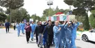 پیکر مطهر “شهید مهری” در هلدینگ پتروپالایش اصفهان تشییع شد